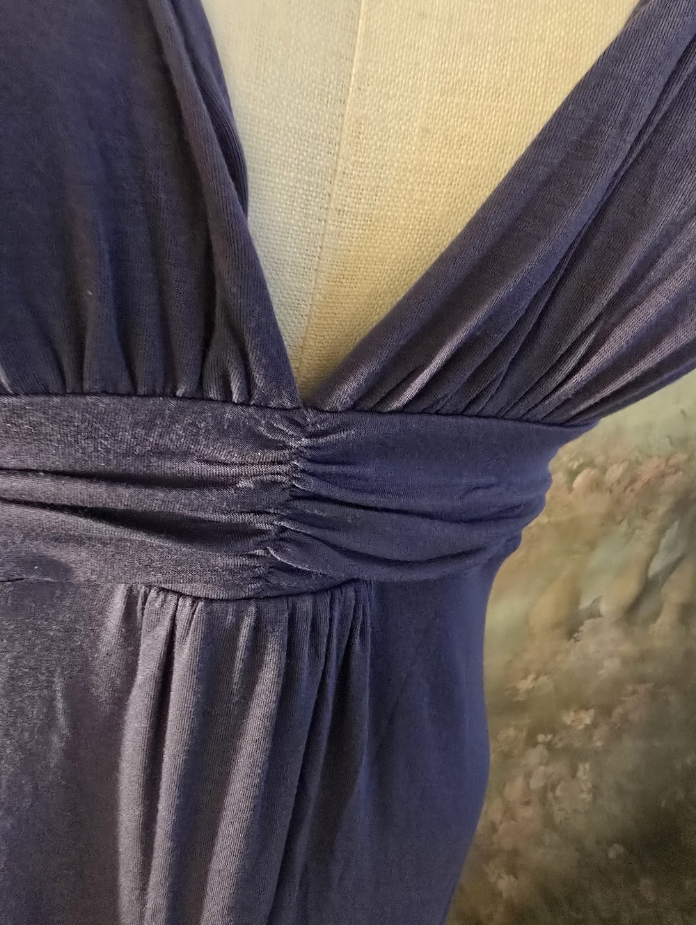 Victoria Secret Bra Top Maxi Dress Deep Blue S - Picture 4 of 12